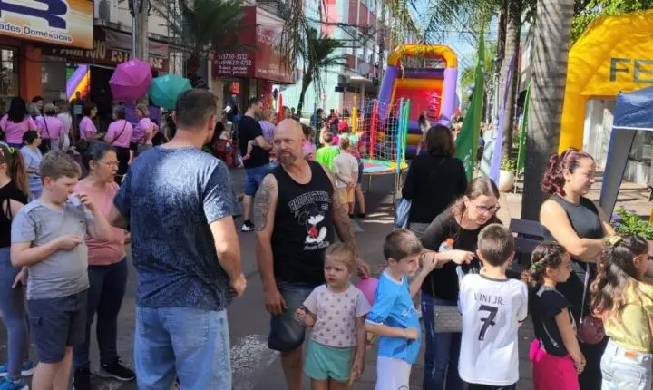 Páscoa Fantástica da Cacis terá atrações no Calçadão de Estrela